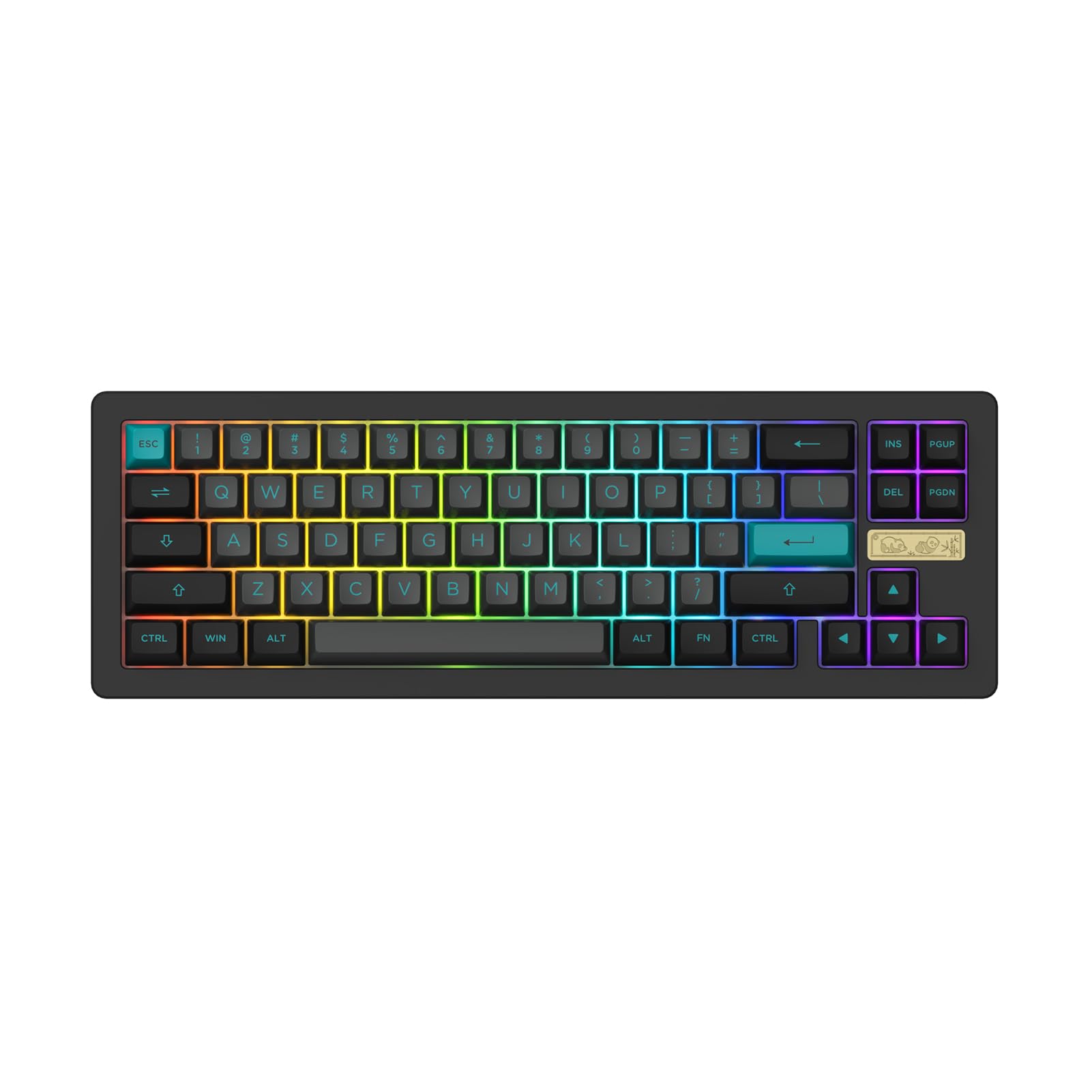 AKKO ACR PRO 68 キーボード Amazon | Akko ACR Pro 68 ホットスワップ可能 ブラック&シアン