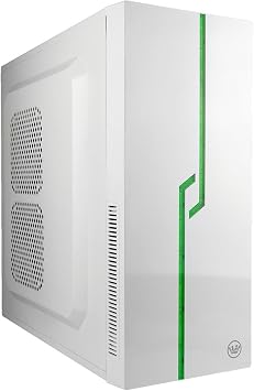 CUK Lineage White Mid Tower LED ATX / Micro-ATX Desktop PC Computer Case AC-CC-0023