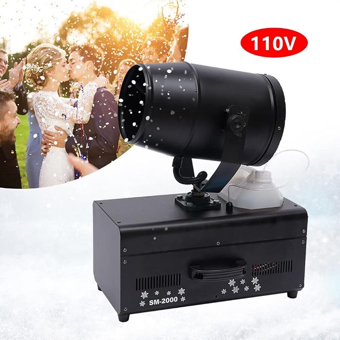 Máquina de nieve 2000w con control remoto 110V miniatura 4