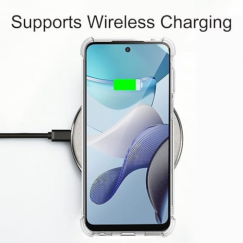 Miniatura 5 de Osophter Funda para Moto G 5G 2023, Motorola G 5G 2023 para mujeres y niñas, diseño floral con protector de pantalla, absorción de golpes, funda de