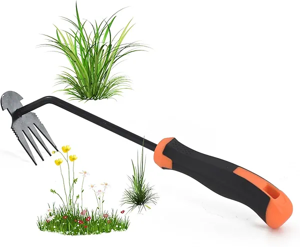 Colourcloudpro Weed Remover Tool,2024 New Weeding Tools Gardening,Weed Puller Tool with Long Handle (Plastic Handle Black)