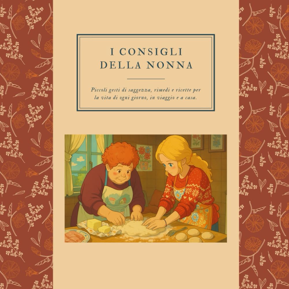 I consigli della nonna: Piccoli gesti di saggezza, rimedi e ricette per la vita di ogni giorno, in viaggio e a casa. (ꜱᴡɪꜰᴛ ᴡᴀɴᴅᴇʀɪɴɢ & ꜰᴏᴏᴅ ꜱᴛᴜꜰꜰ)