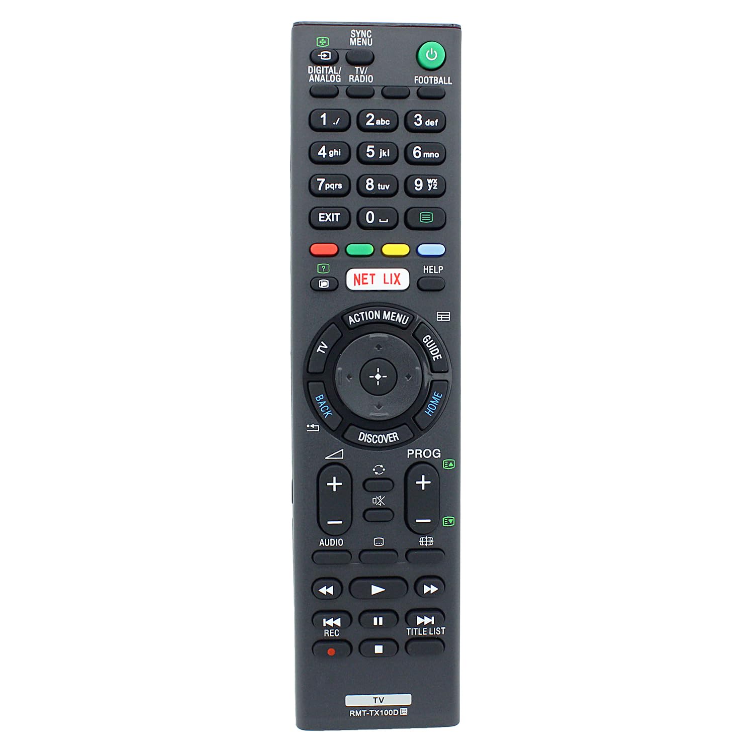Amazon.com: Replacement RMT-TX100D Remote Control for Sony TV Also