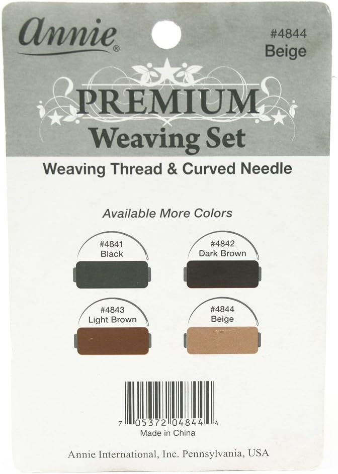 Annie Beige Premium Weaving Set 1 Weaving Thread 1 Curved Needle 4844