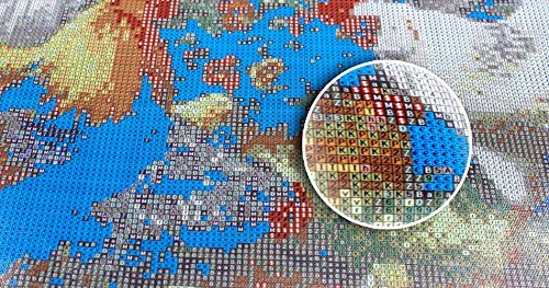 Runfar Diy 5D Diamond Painting Embroidery Cross Stitch Craft Diamond Painting By Number Kits,Sika Deer Pattern,Home Decor Gift 30X40Cm #TOP4