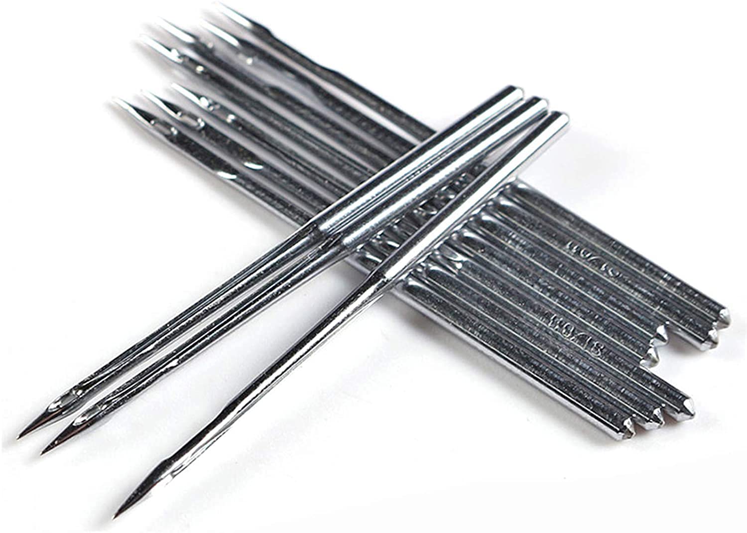 ELECDON 10 Count Overlock Sewing Machine Needles, Universal Regular Point for Brother, Singer, Janome, Serger, Viscount, Elna, Toyota, Riccar, Husqvarna, Viking Sewing Machine (Sizes : DC*1 80/12)