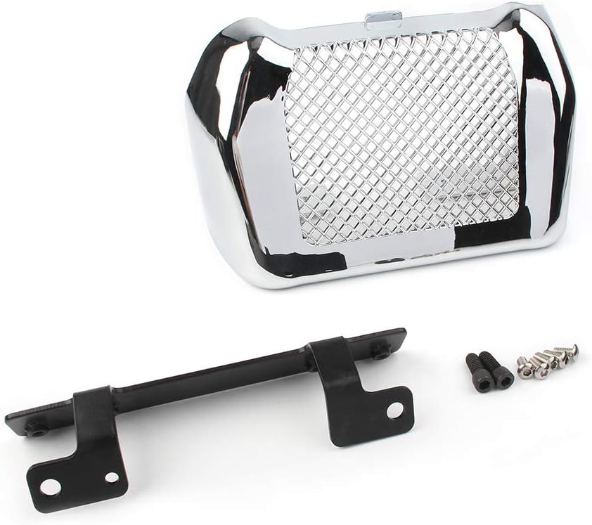 Cnonee1 Motorbike Oil Outer Cover Case Guard Accessaries for Harley Street Glide 2017 2018, Chrome Powersport