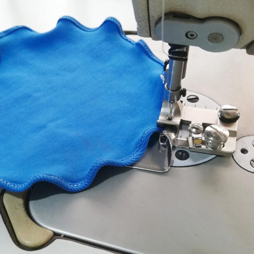 Binding Attachment Folder Sewing Machine Binder 2.75X1.96X1.37In Overlock Presser Foot for Lockstitch Industrial Household Sewing Machines