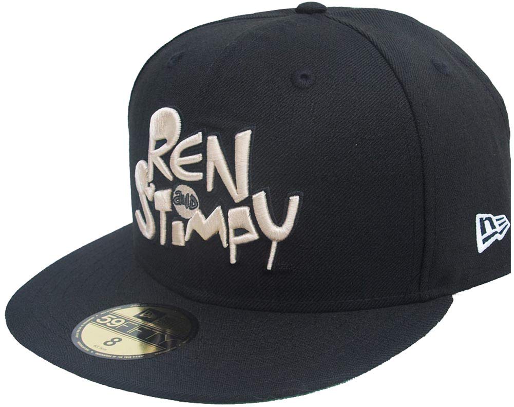Buy New Era Ren and Stimpy Script Logo Black Nickelodeon Cap 59fifty
