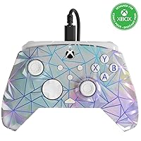 Vista 8 de PDP Gaming REMATCH Enhanced Wired Gaming Controller: Licensed Xbox Series X S Gamepad, Xbox One, PC, Mappable Back Buttons, Customizable Triggers
