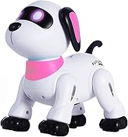 Vista 10 de yiman Perro Robot de Juguete con Control Remoto – Perro Robot Inteligente Programable para Niños de 3+, Juguete de Mascota Electrónico con Baile