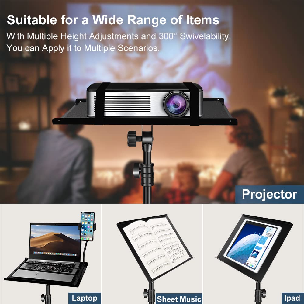 Projectorstandaard, in hoogte verstelbaar 72-157 cm, 360 Projectorstandaard, in hoogte verstelbaar 72-157 cm, 360