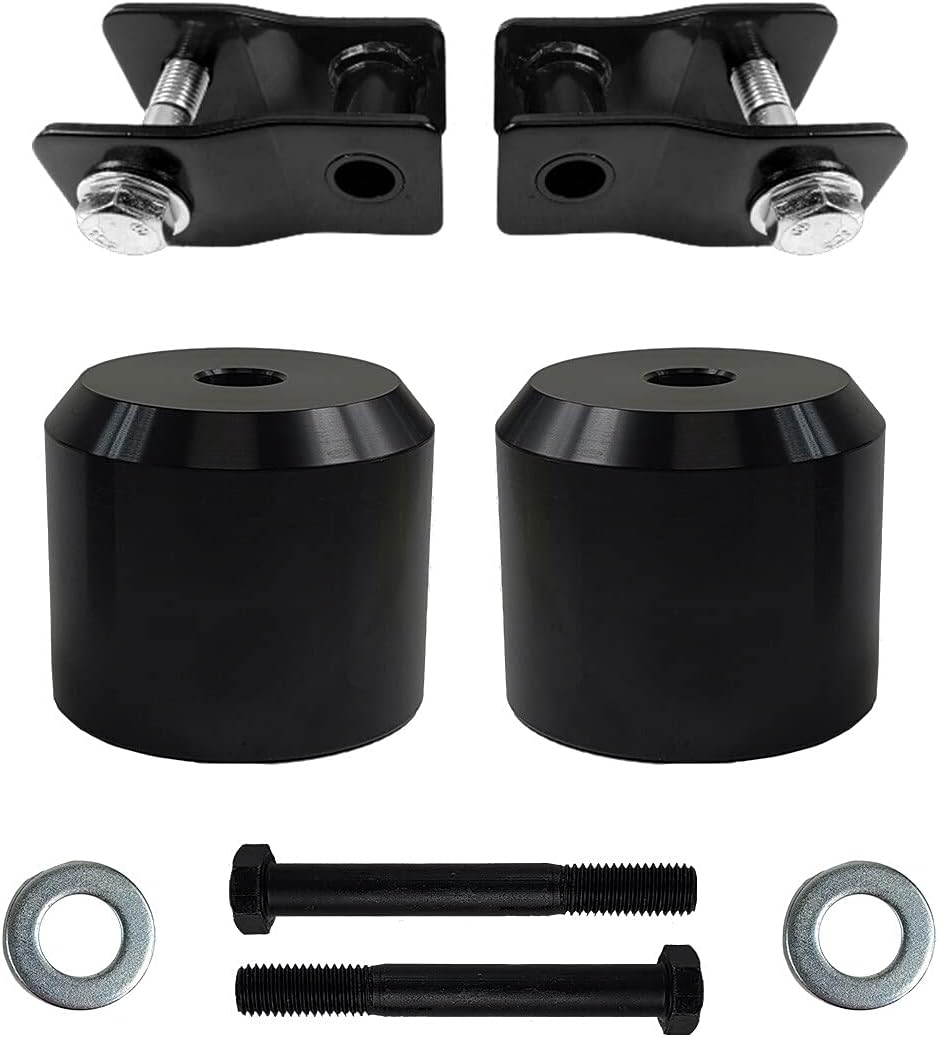 American Automotive - 2.5" Front Lift Kit for 2005+ F250 F350 Super Duty Front Steel Lift Spacers + Shock Extenders 4WD