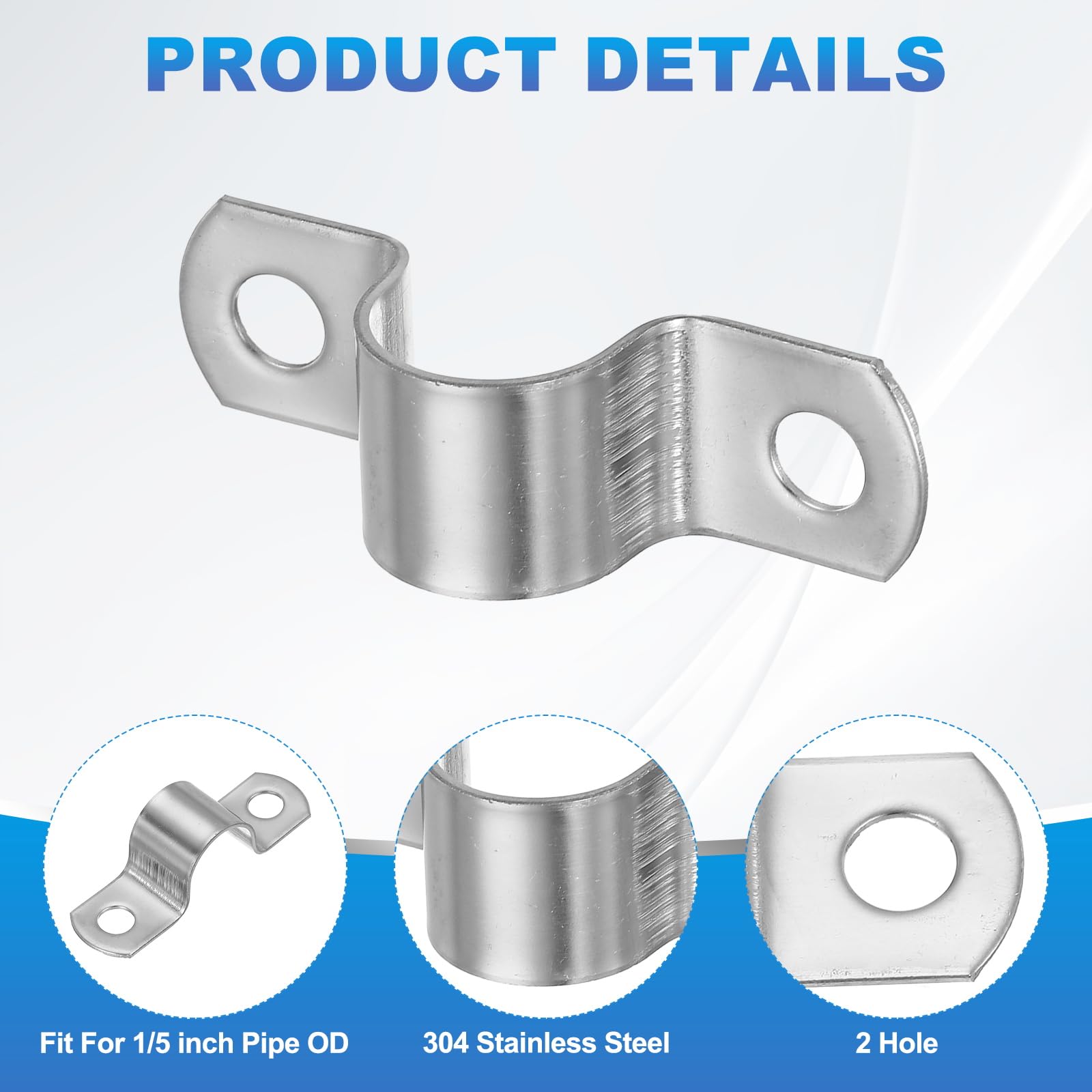 PATIKIL 18mm Rigid Pipe Strap - Image 3