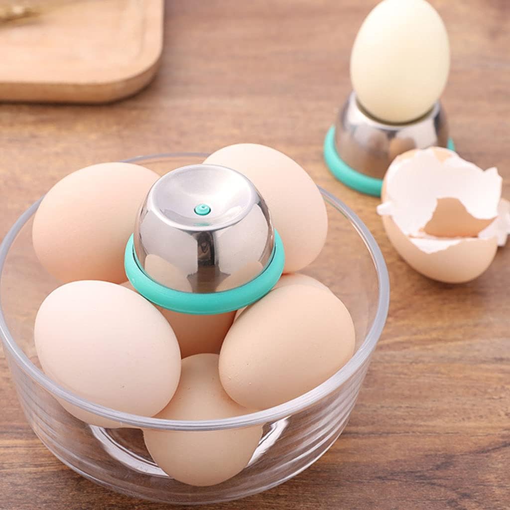 Boiled Egg Piercer Stainless Steel Egg Prickers Separator Bakery Egg Puncher Home Kitchen Egg Separator Egg Prickers Separator, Black