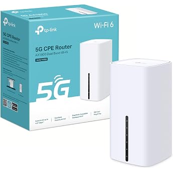 TP-Link Archer NX200 LTE WiFi Router, 5G Router SIM Card, AX1800 Dual Band WiFi 6, 3 x Gigabit Ports, MU-MIMO, Web and App Ma