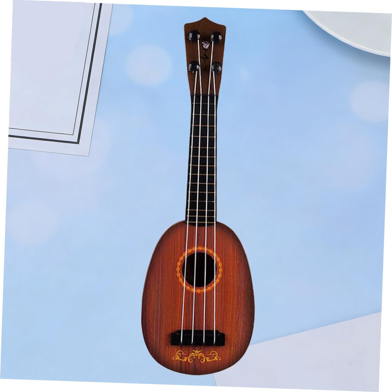 Giocattolo Ukulele per Strumento Musicale Leggero e Stampato Stimola e Sviluppo Uditivo Regalo Educativo per Ragazzi e Ragazze