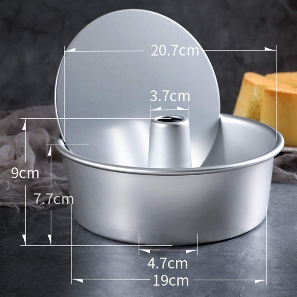zaizai Molde De Pastel De Gasa Molde De Pastel Redondo De Metal con Fondo Desmontable, Molde para Hornear Tarta De Queso, Herramienta para Hornear Pasteles