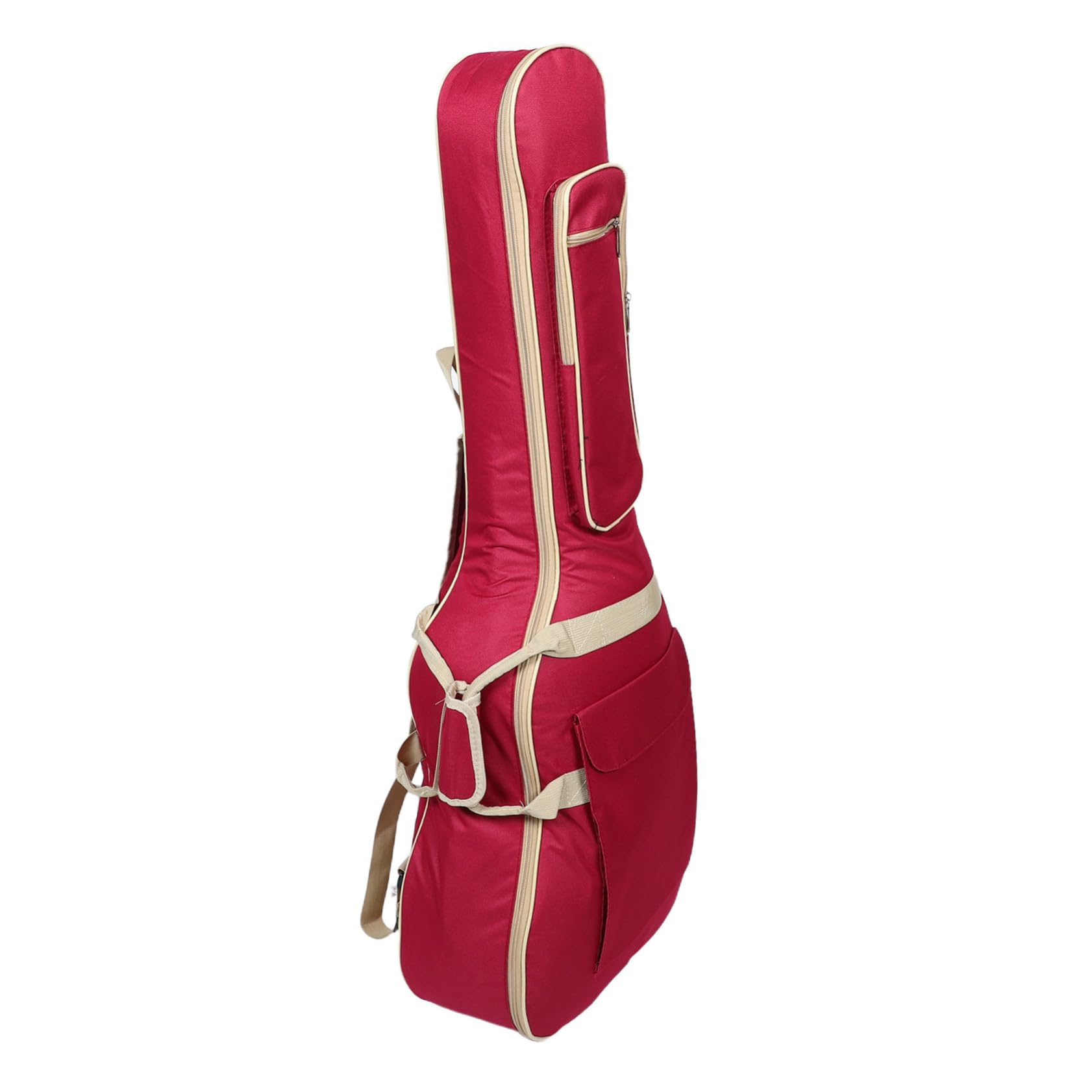 SUPVOX Borsa Chitarra Imbottita con Spessa Custodia in Oxford per Chitarra Acustica e con Tracolla e Tasche Multiple per Accessori