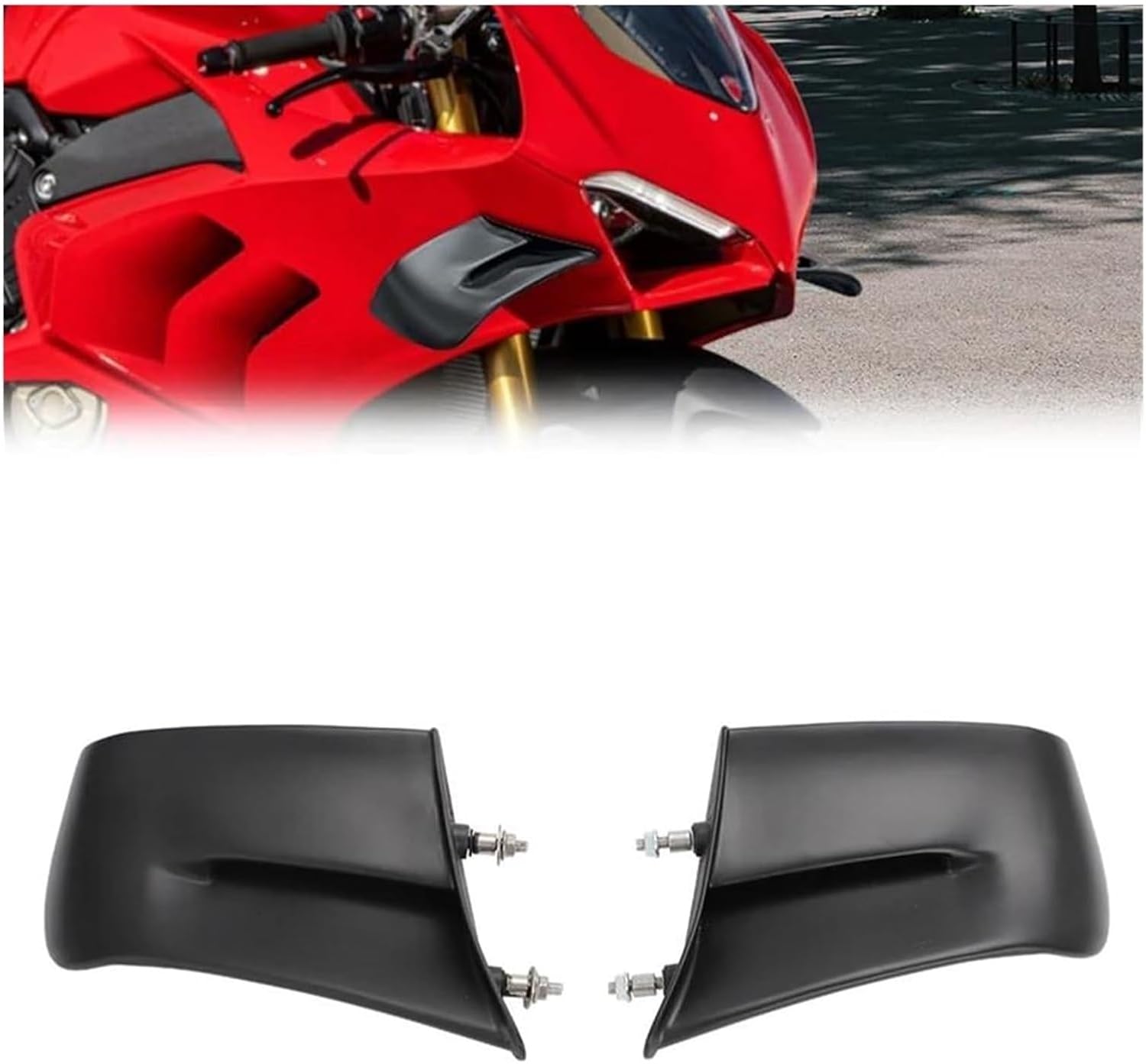 オートバイ空力ウィングレット 用 ドゥカティ 用 パニガーレ V4 V4S