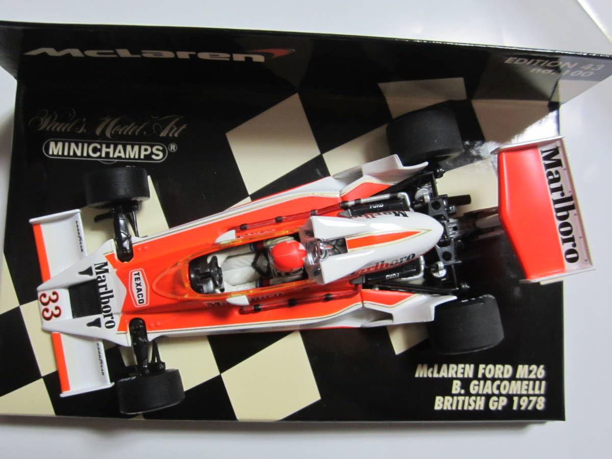 Amazon | PMA ミニチャンプス 1/43 マクラーレン M26 1978年イギリスGP