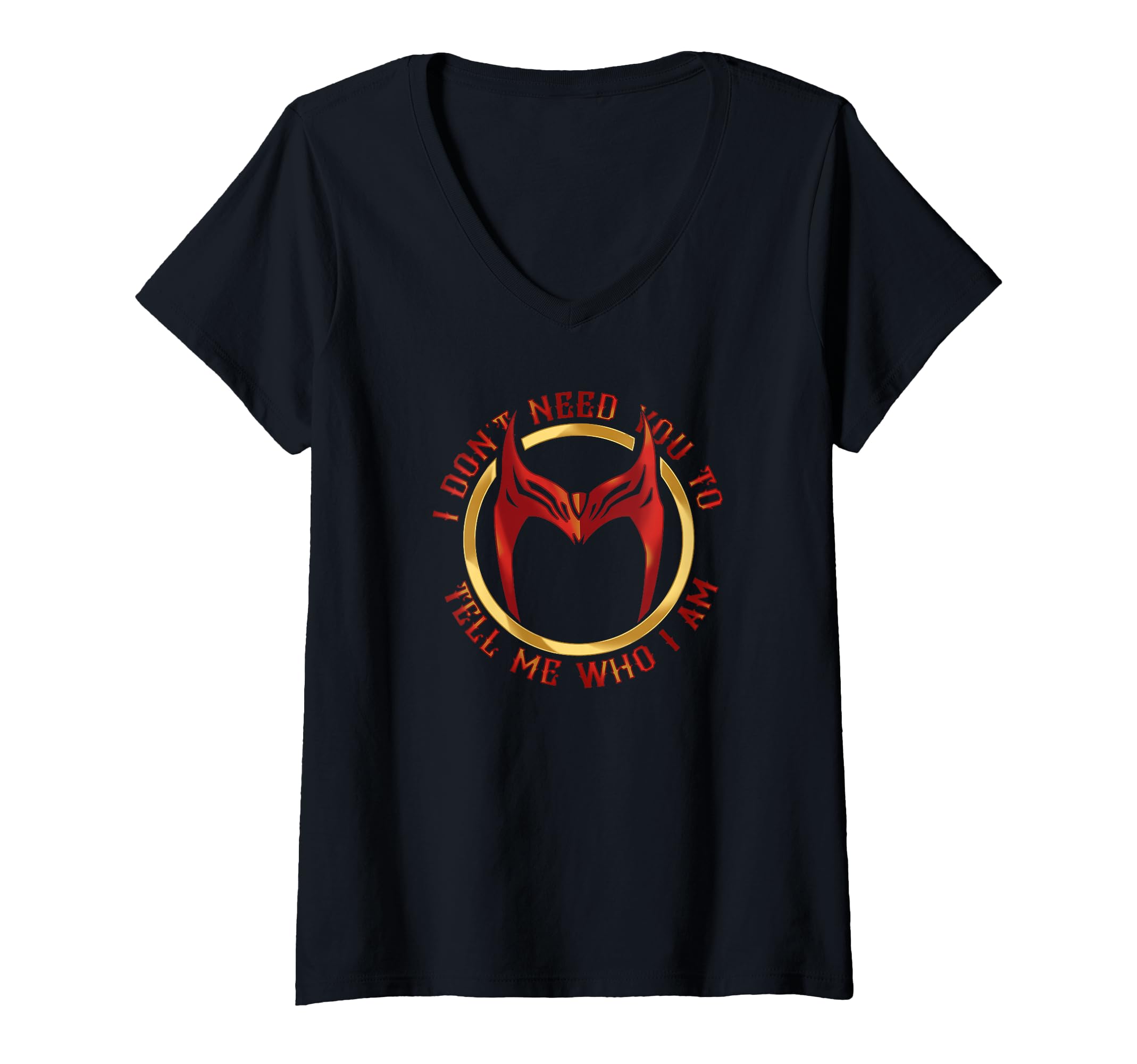 T-shirt col V Wanda Marvel pour look décontracté week-end - 2