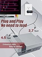 Vista 6 de Classic Edition Mini Retro Game Console,AV Output Plug & Play Classic Mini Video Games, Built-in 620 Games with 2 Classic Controllers, Birthday