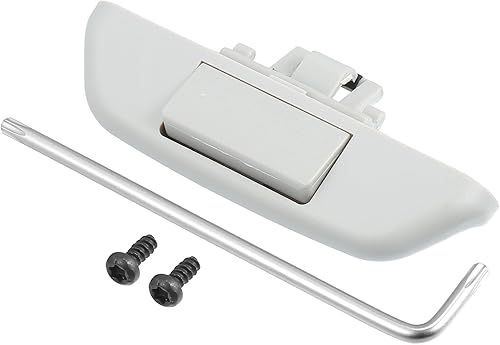 Manija de sombra trasera para techo corredizo compatible con Audi Q7 2010-2015, plástico duradero gris