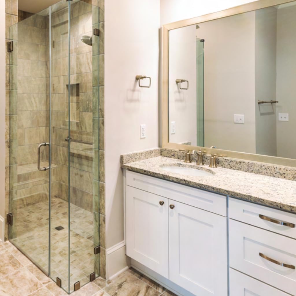 Combo Bathroom Vanity Cabinet with Two Drawers (48" W x 34.5" H x 21" D) and Over-The-Toilet Storage Cabinet (24" W x 42" H x 12" D) - Shaker White