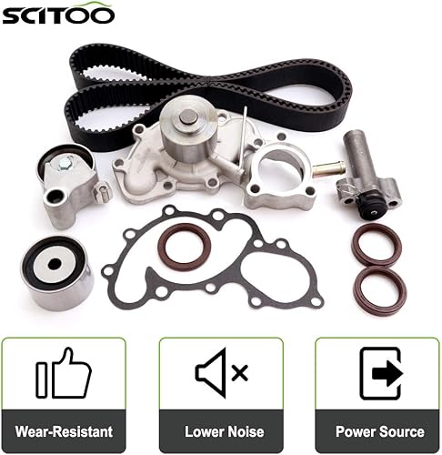 Miniatura 2 de SCITOO TS26271 ITM271 TBK271 WPT-048 T62021 Kit de correa de distribución del motor para Toyota 4Runner 1995-1998 para Toyota T100 1995-2004 para