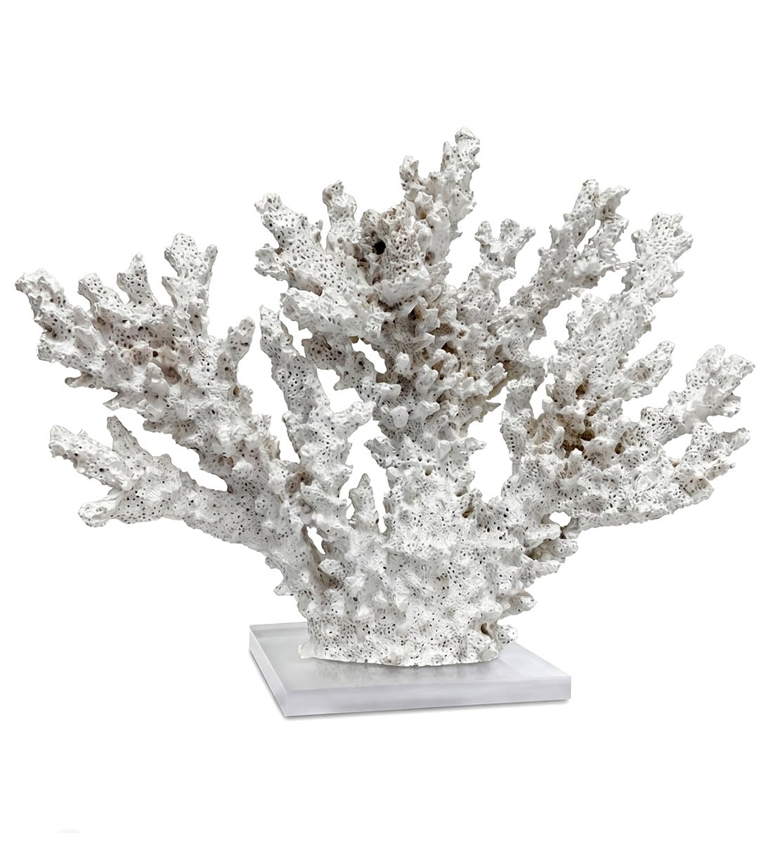 Statues de corail artificielles pour décorer une table basse de salon