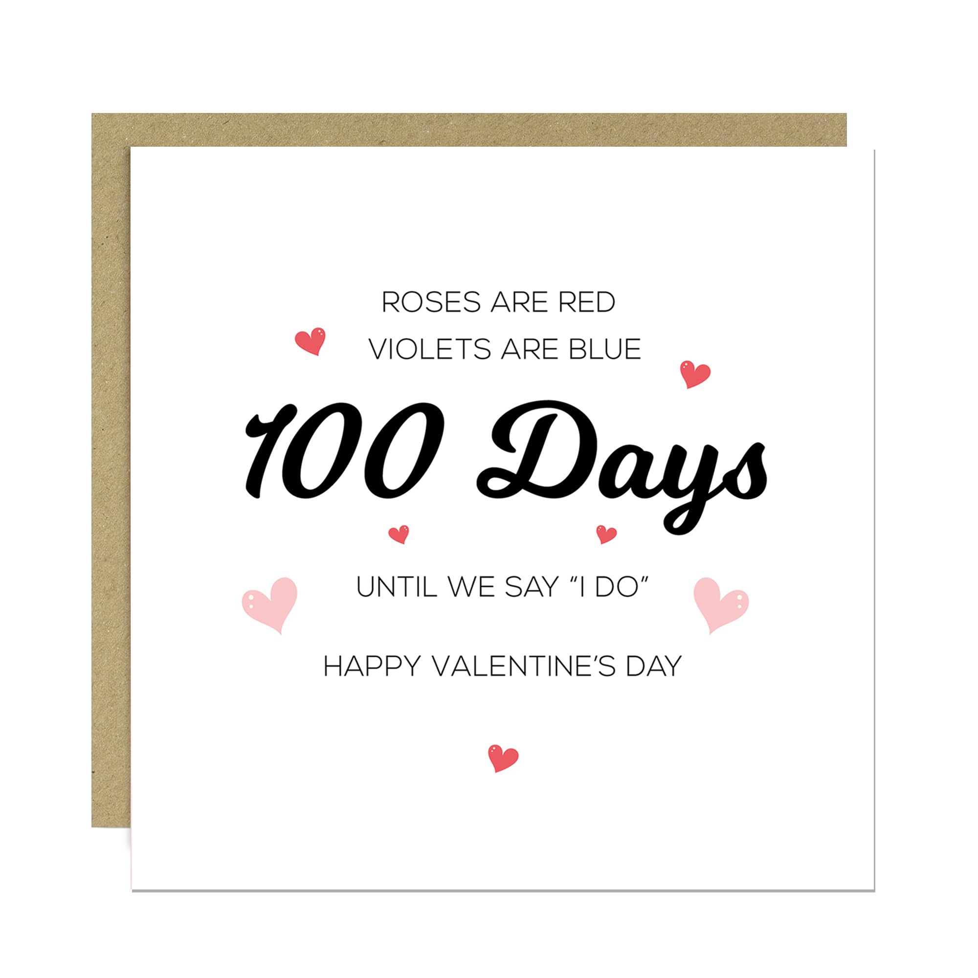 RED OCEAN Personalised Fiance Valentines Card, Valentines Card For Fiance, Valentine's Card Fiancee, Last Valentines Day As Fiancé, Husband To Be Valentines Card, Card For Him Her