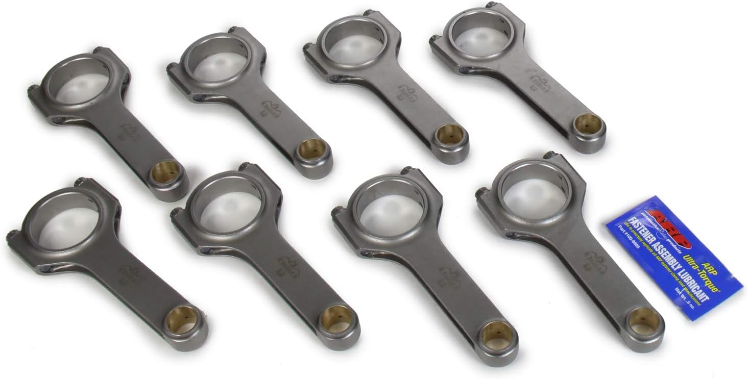 EagleSpecialty Products CRS6000B3D 6" Forged H-Beam Connecting Rod Set for Small Block Chevy