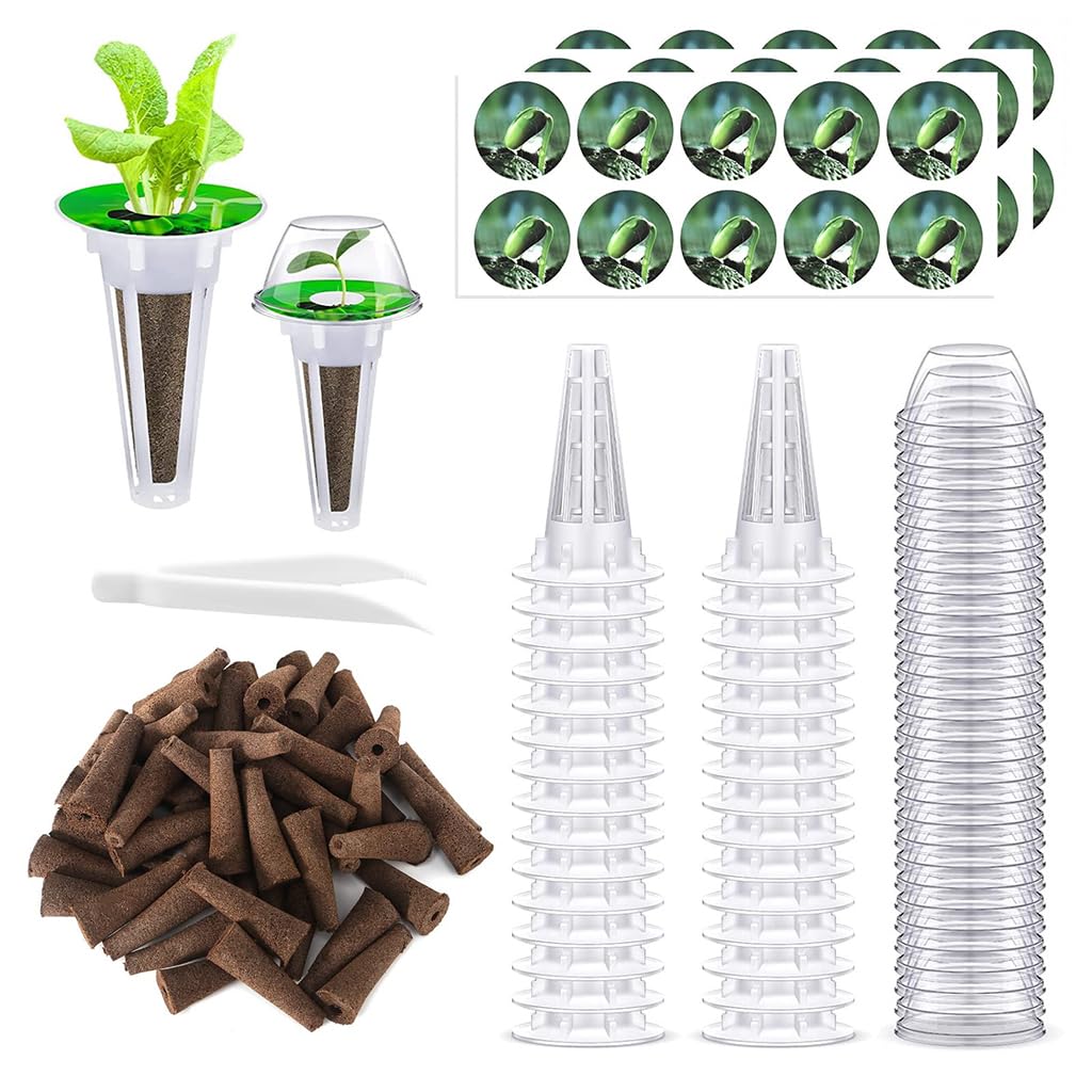 HASTHIP® Hydroponics Growing System Kit - Hydroponic Garden Accessories Pod - Hydroponic Aero Garden Pods - Home Hydroponics Supplies - Aero Garden Seed Pods - for Seed Starting System Kit (121 Pcs) (B0D2Z6P3YP) Amazon Price History, Amazon Price Tracker