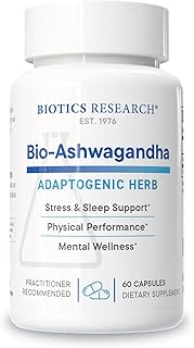 Biotics Ashwagandha Root Capsules: Relaxation & Health