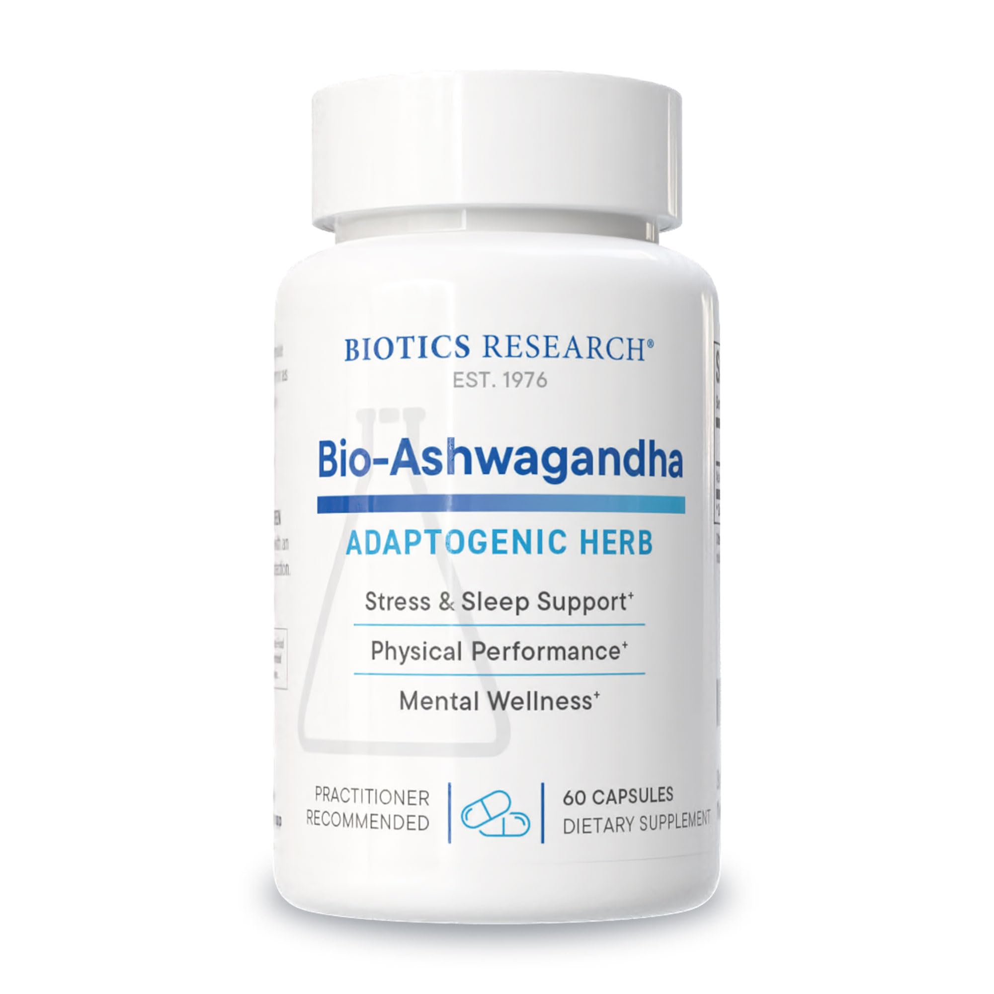 Biotics ResearchBio Ashwagandha 300mg Ashwagandha Root, Adaptogenic Herb, Promotes Relaxation Response, Healthy Adrenal, Cognitive and Immune System Function, Brain Health, Women’s Health 60 Capsules