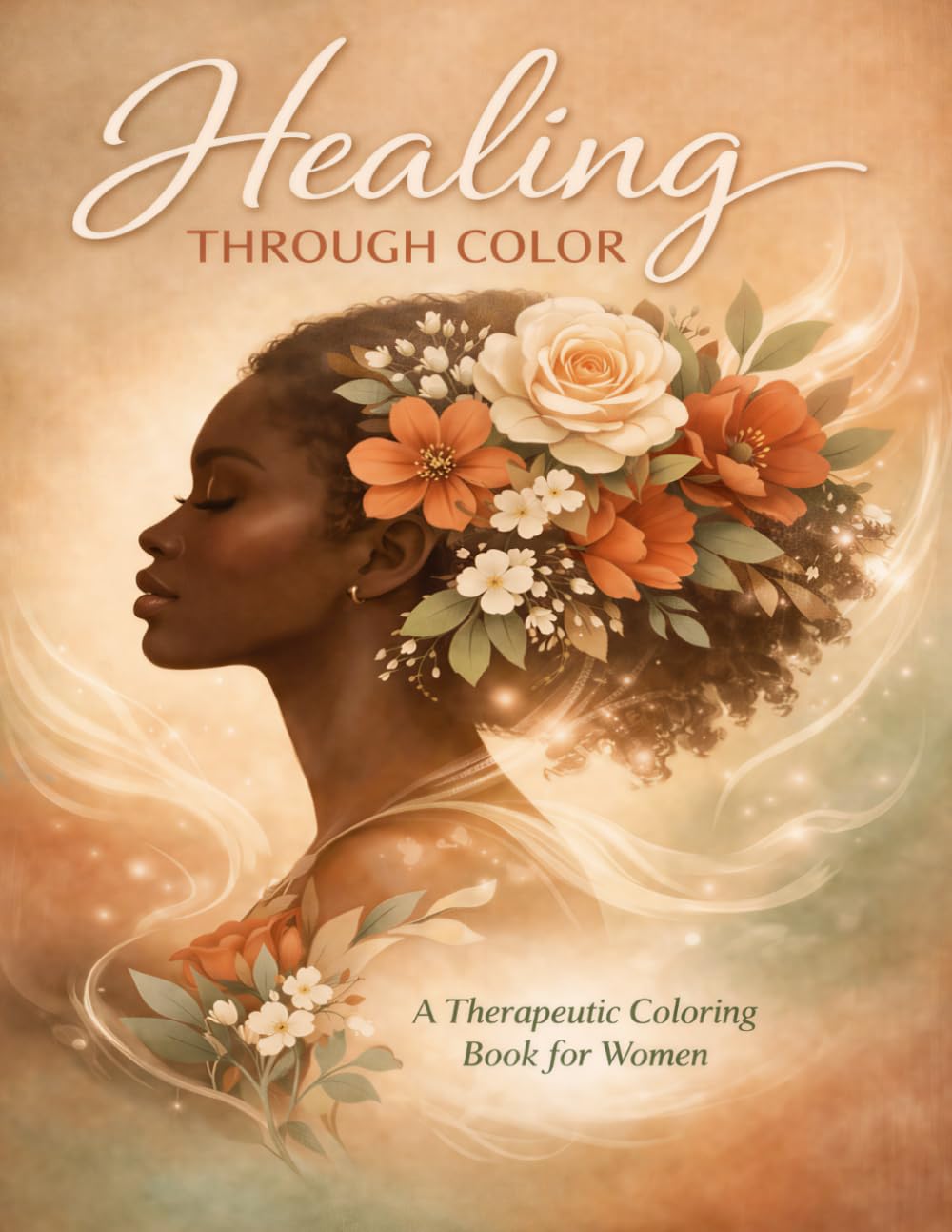 Healing Through Color: A Therapeutic Coloring Book for Women — Mindful Floral and Botanical Art for Stress Relief and Inner Peace