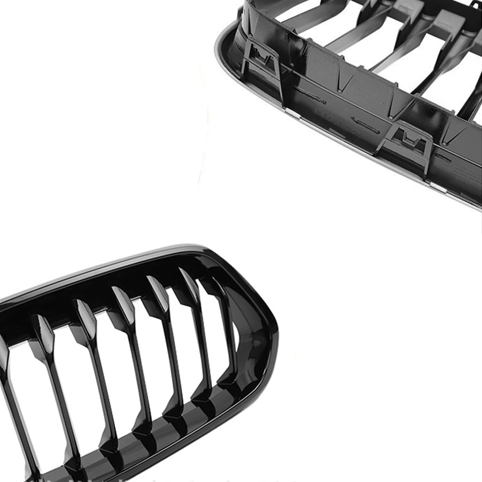 REXGEL Calandres Avant De Auto Pour BMW X2 F39 2018-2020, Grille De Calandre Sport Avant De Voiture Garnitures De Carrosserie De Style