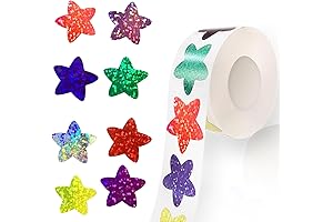 Rewarding Young Learners with Shimmering Star Stickers