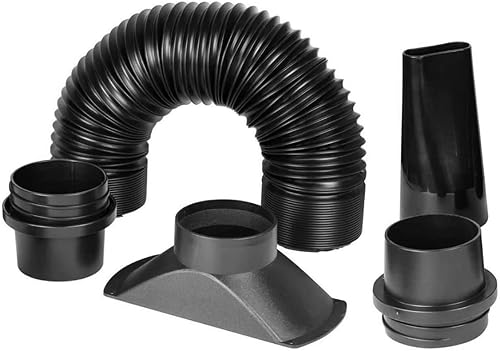 POWERTEC Kit de manguera flexible de recolección de polvo 70207V, 4 pulgadas de diámetro