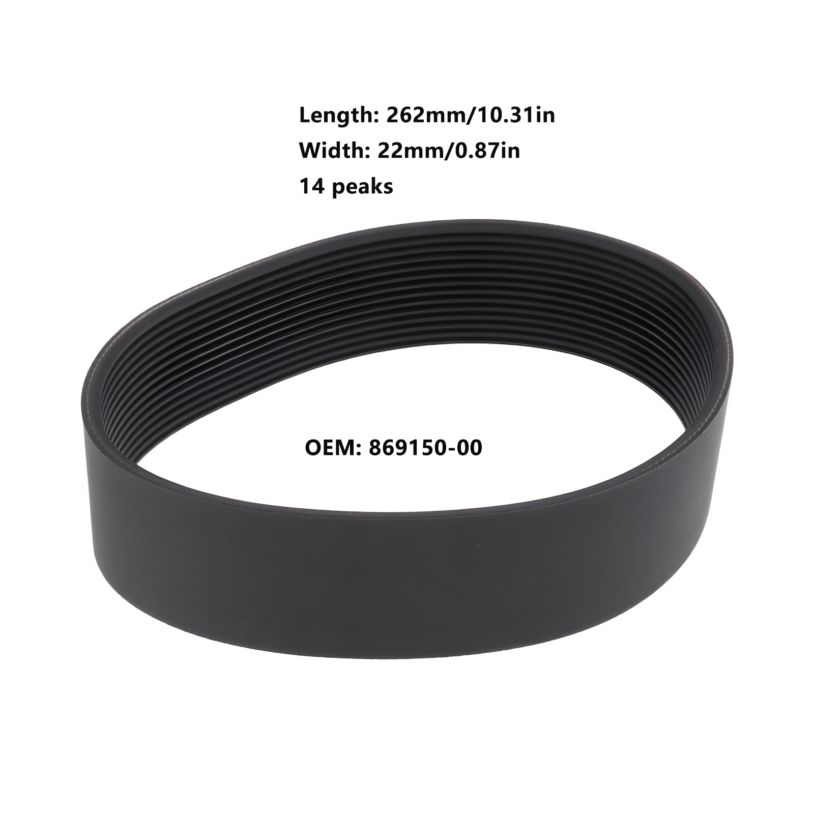 Correa para Sierra Ingletadora 869150-00 14PH262 Compatible con Dewalt DW770 DW771 DW777