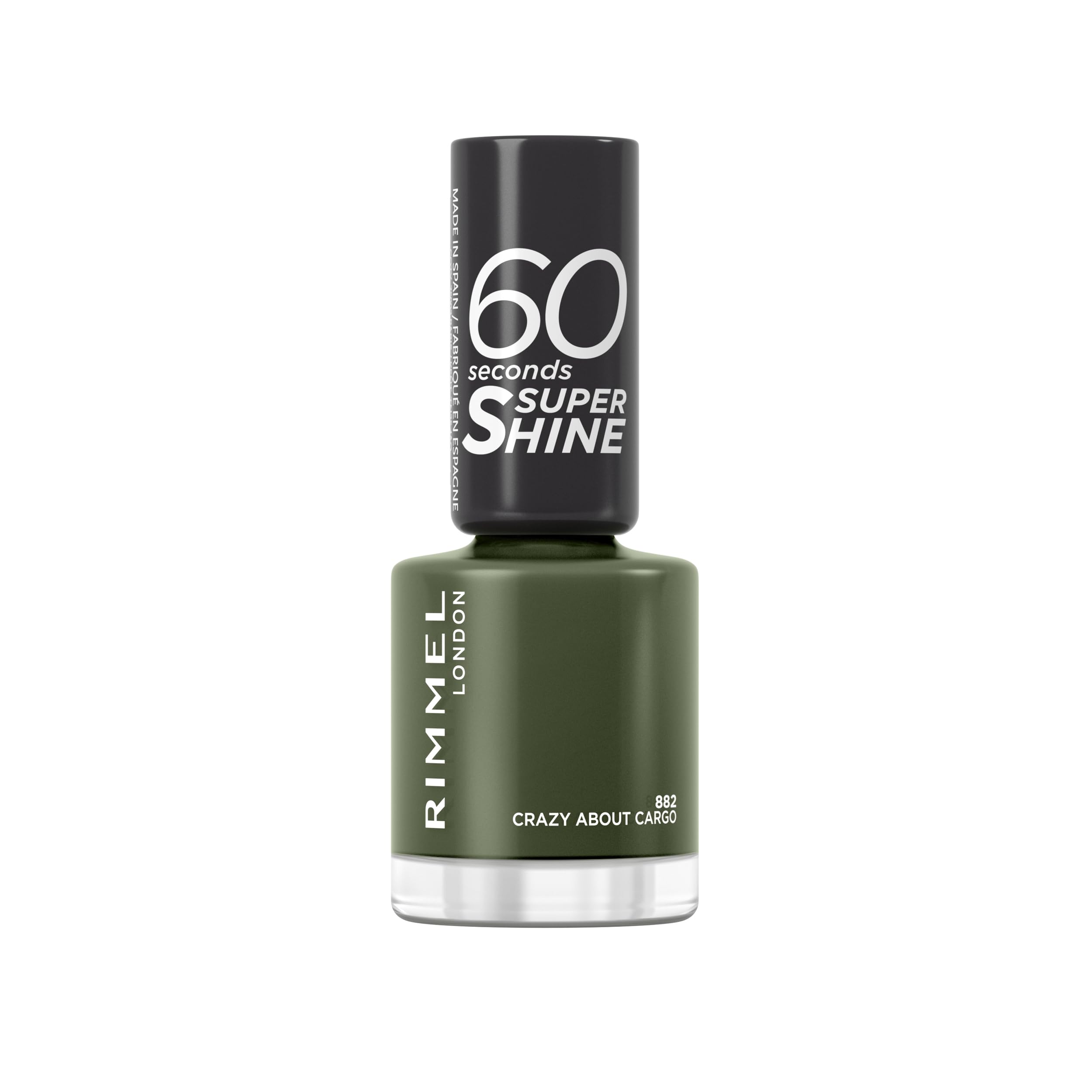 Rimmel London 60 Seconds Super Shine Nail Polish, 740 Clear, 8 ml — view 6