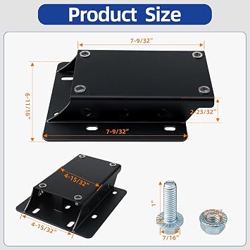 Torque Converter Motor Engine Riser Plate Kit Fit for Predator 212cc 224cc 196cc CT200U-EX BT200X Mini Bike