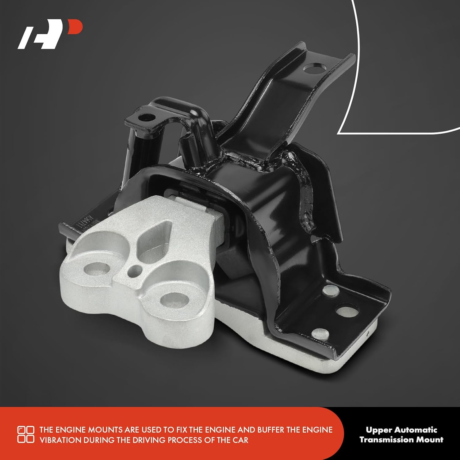 A-Premium Upper Transmission Mount Compatible with Chevrolet Spark 2013 2014 2015 1.2L, Automatic Transmission