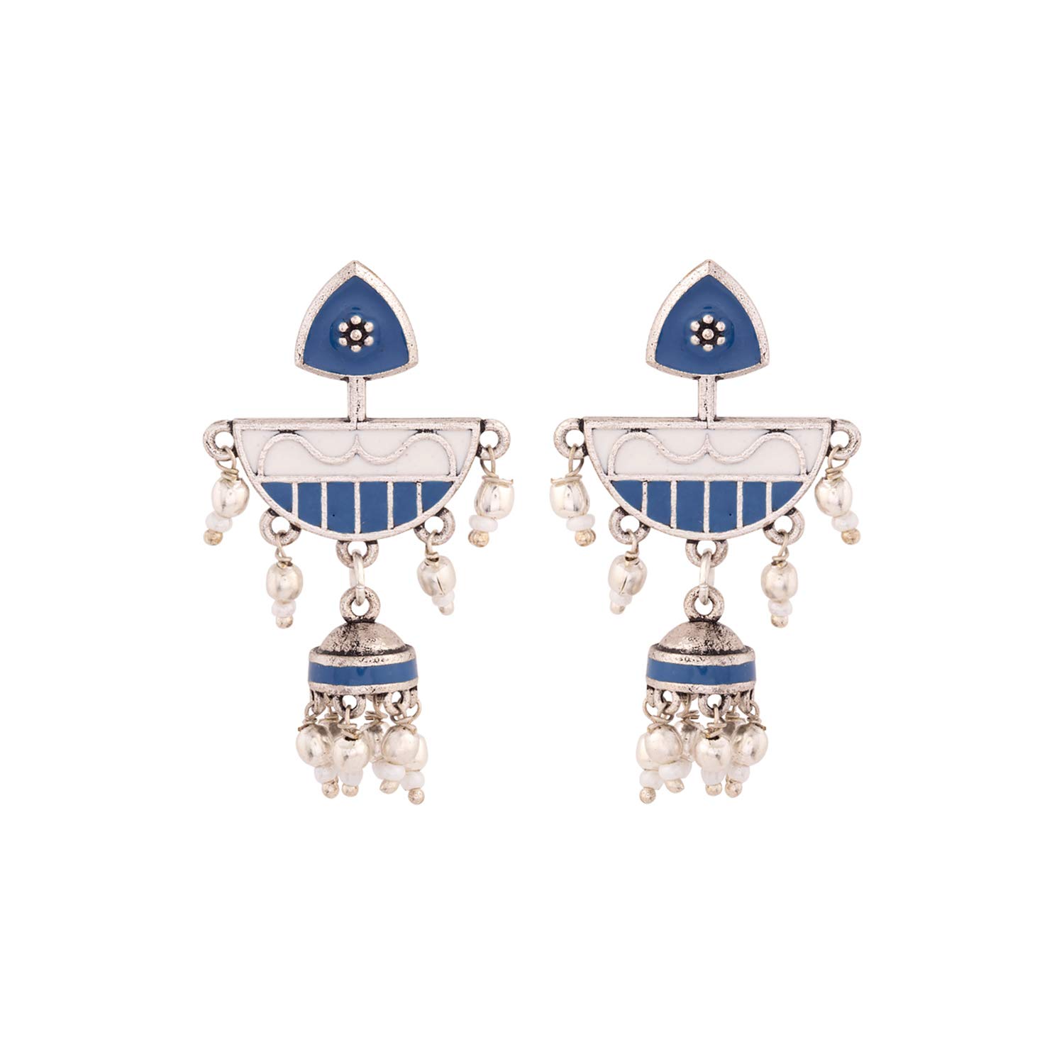 Voylla Indigo Affair Tribal Inspired Earrings (B083GVMFR9) Amazon Price History, Amazon Price Tracker