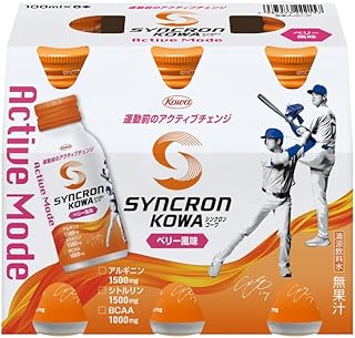アクティブモード ベリー風味 100ml×6本 大谷翔平選手共同開発 スポーツドリンク アミノ酸 アルギニン シトルリン BCAA