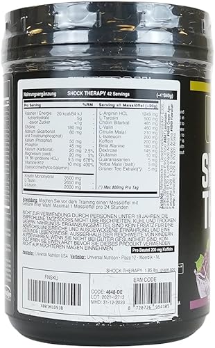 Miniatura 5 de Universal Nutrition Shock Terapia 1