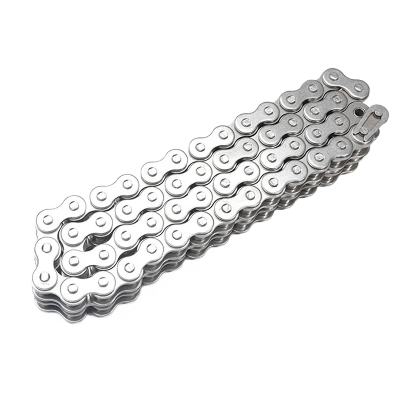 Compatible con cadena de rodillos de acero inoxidable 304. | Múltiples tamaños de paso corto, cadena de transmisión industrial de 0,5/1/1,524 m(1 Meter,10A-1)