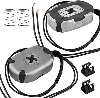 Trailer Brake Magnet,12"X2"Electric Brakes Assembly Replacement Designed Kit Fit 5200 to 7000 lbs Axles with Retainer Clips and Coil Springs RV Spindle Brake Parts 2 Sets