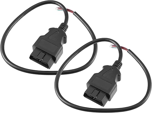X AUTOHAUX 2 unids 16-Pin J1962 OBDII OBD2 Conector macho Herramienta de diagnóstico Adaptador Cable conector disponible en Yaxa El Salvador